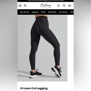 BuffBunny Lit Laser Cut Leggins